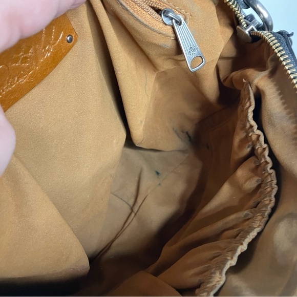 Patricia Nash Nazaire‎ top zip crossbody bag black leather medium size - Picture 10 of 13